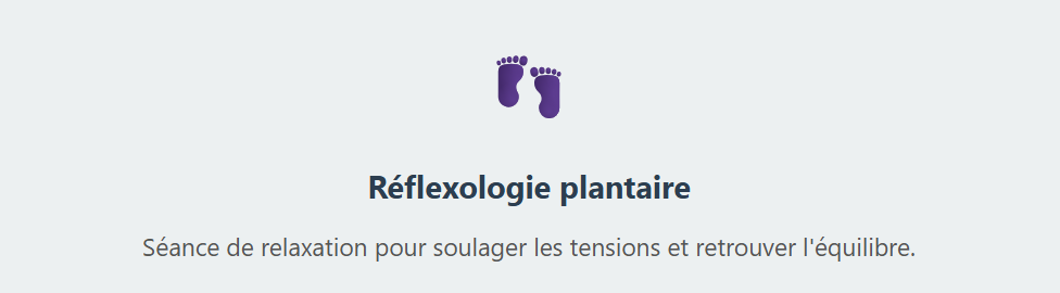 réflexologie